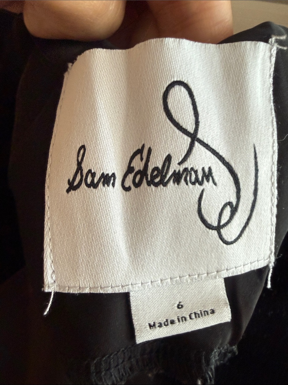 Elegant Black and Black Velvet V-Neck Slip Dress - Sam Edelman - Picture 3 of 6
